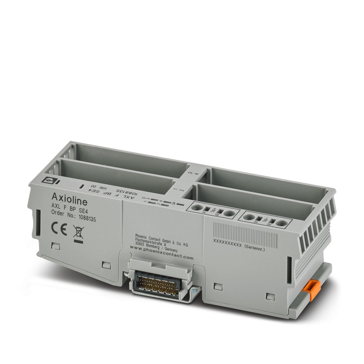 I/O Component, Axioline F, Backplane, Axioline Smart Element Slots: 4