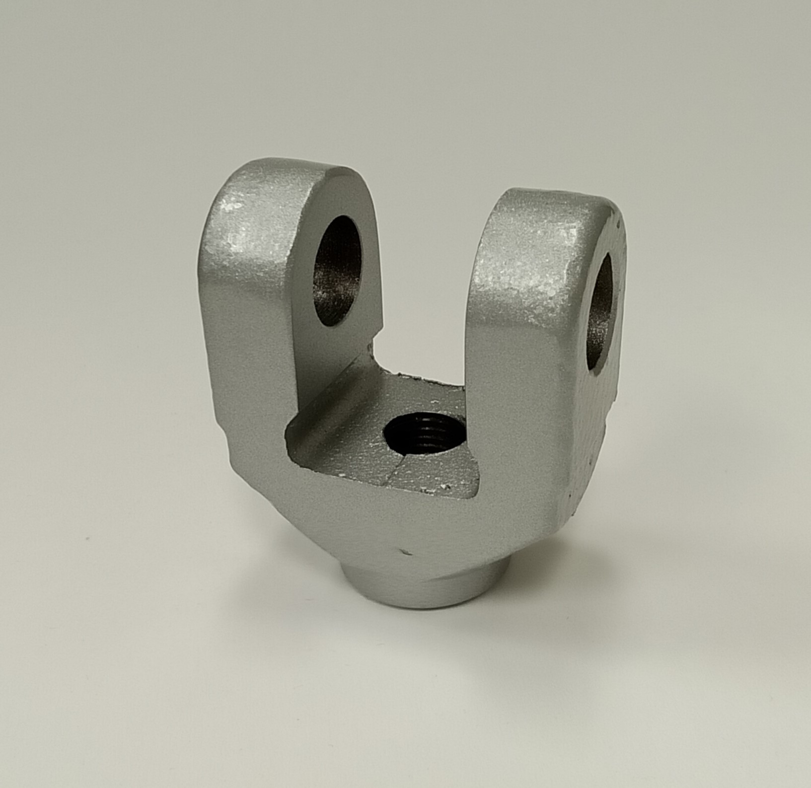 Clevis, Female Rod End, 7/16"-20, 1/2" ID, Steel, Painted