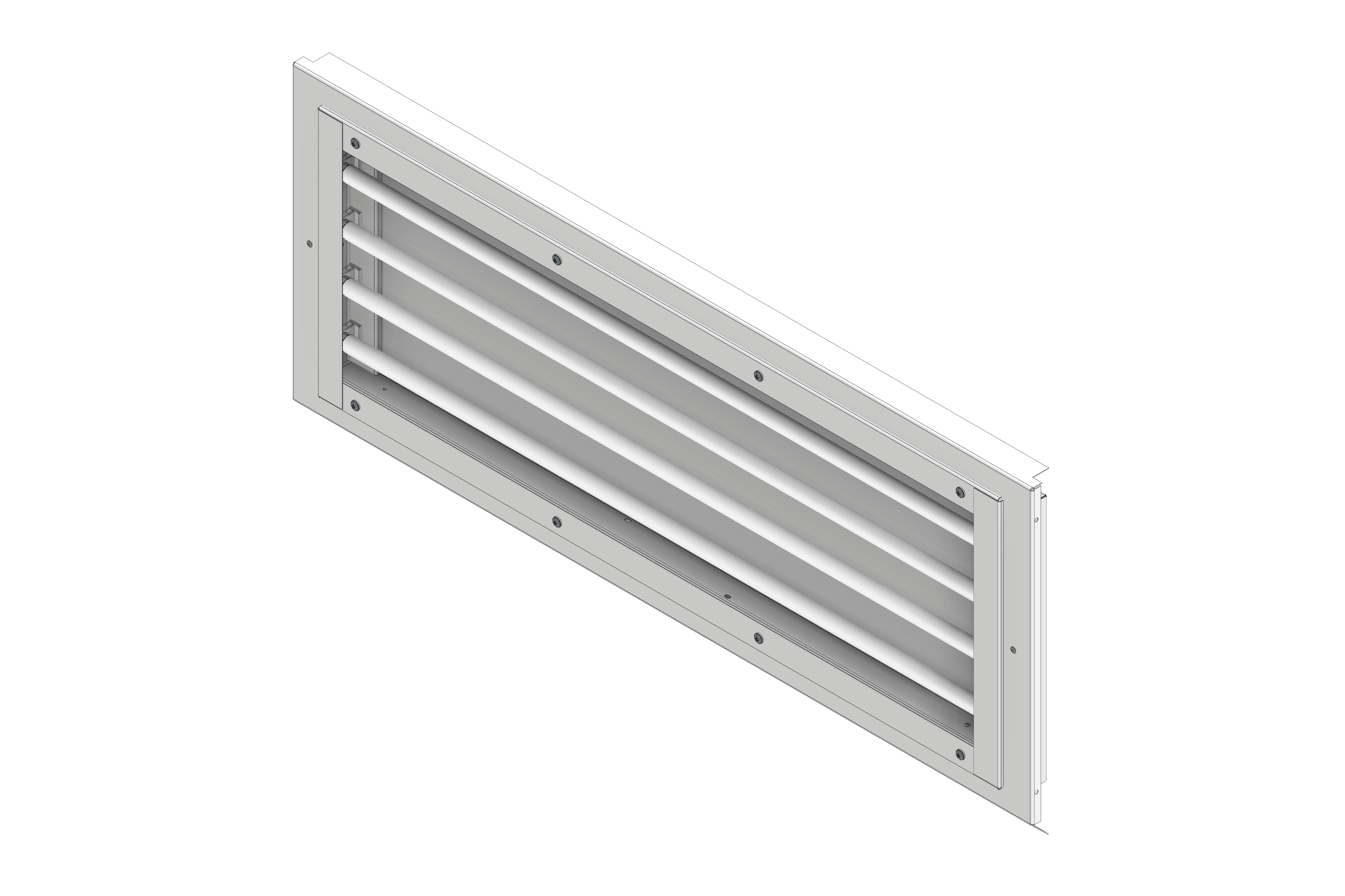 HIP LIGHT 4-TUBE LED FIXTURE - 535 x 1360mm