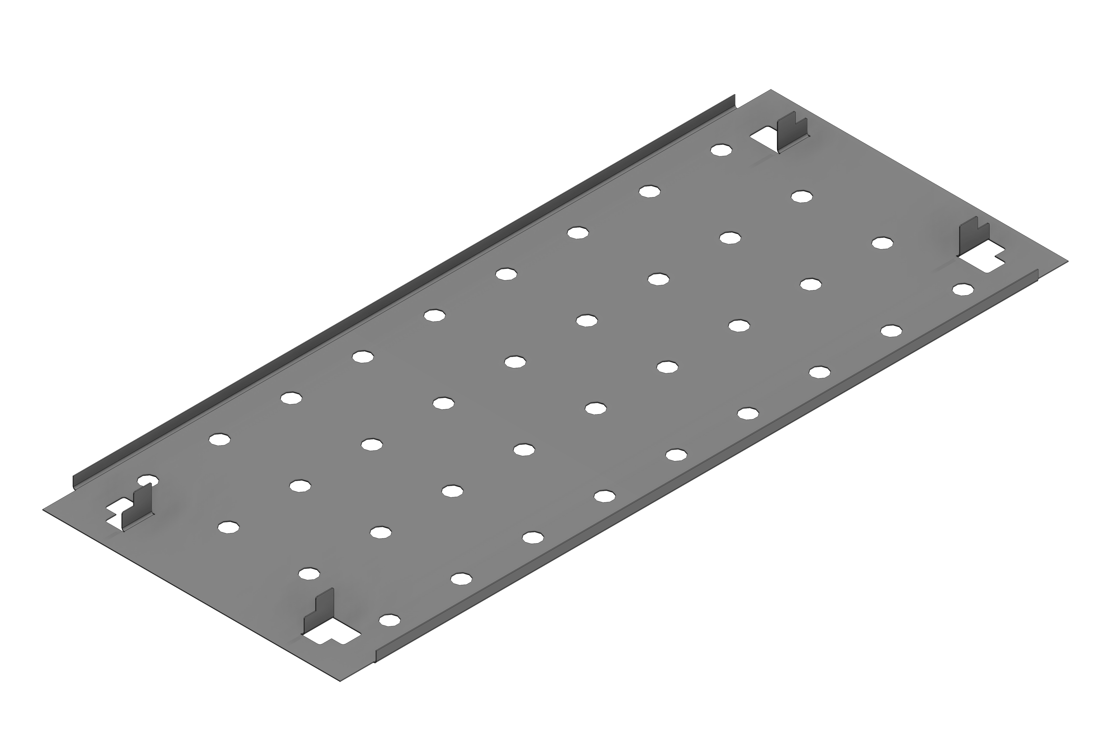 Plenum Balancing Spacer Plate - 24 x 20.3mm holes