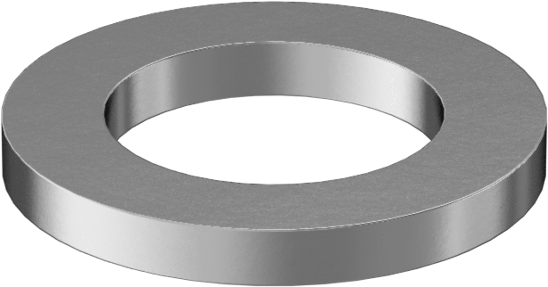 Washer, Flat, 3/8" Bolt Size, 0.391 ID x 0.625 OD x 0.063, Stainless Steel, Passivated