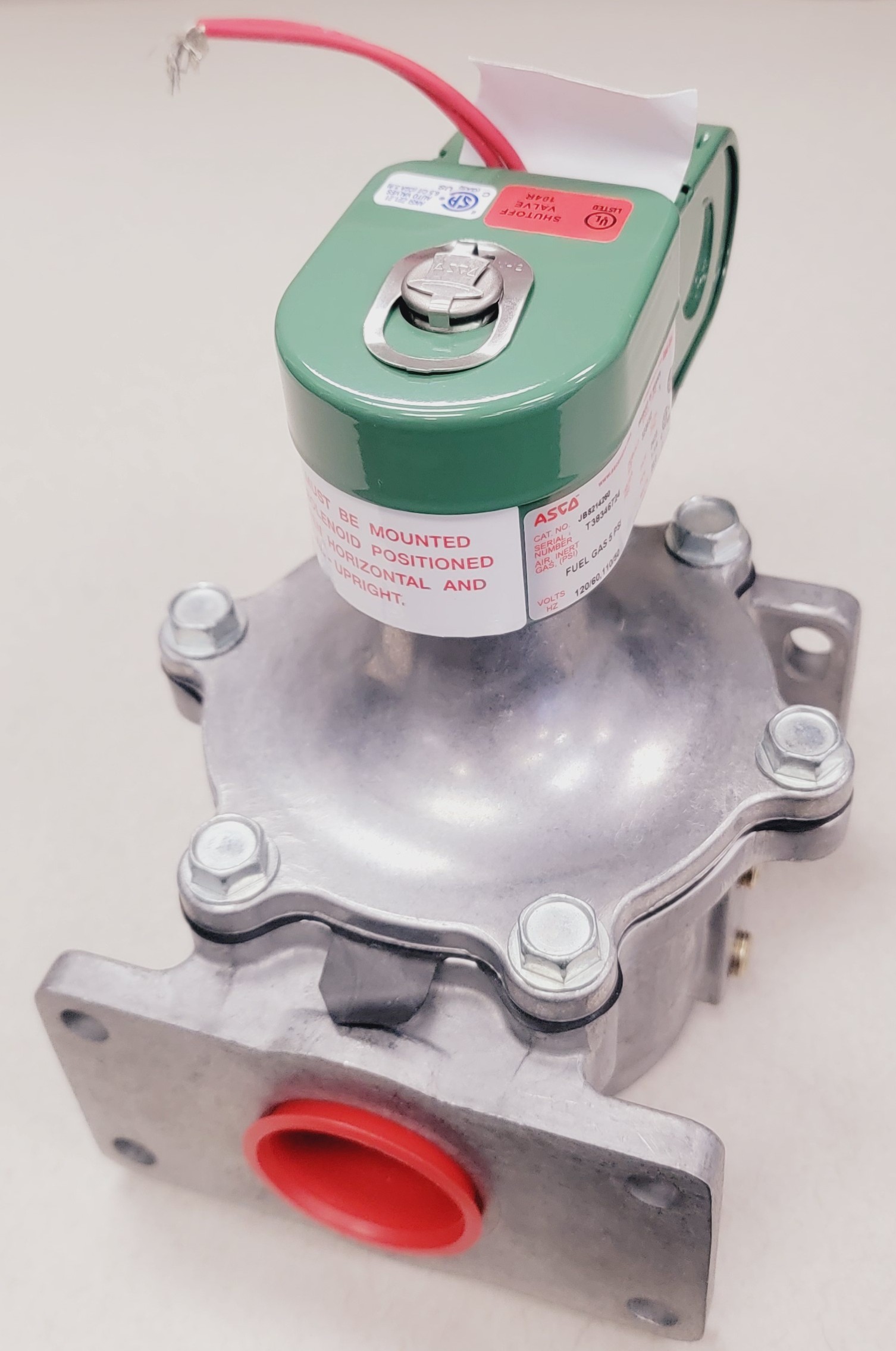 Solenoid Valve, 2-Way, Normally Closed, 1-1/4" Pipe Size, 110V AC/120V AC, Watertight