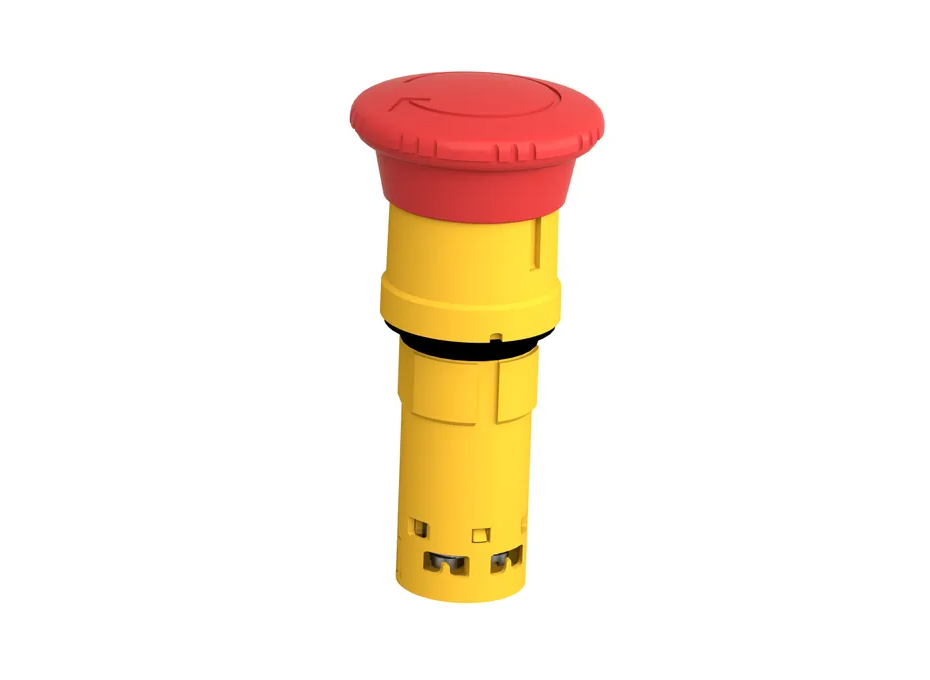 Button, Emergency Stop, Red, 2 NC