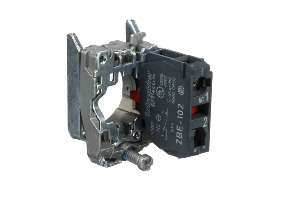 Contact Block, 1 Normally Closed, 6A, With Base