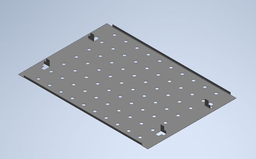 Plenum Balancing Plates - 70 x 20.3 holes