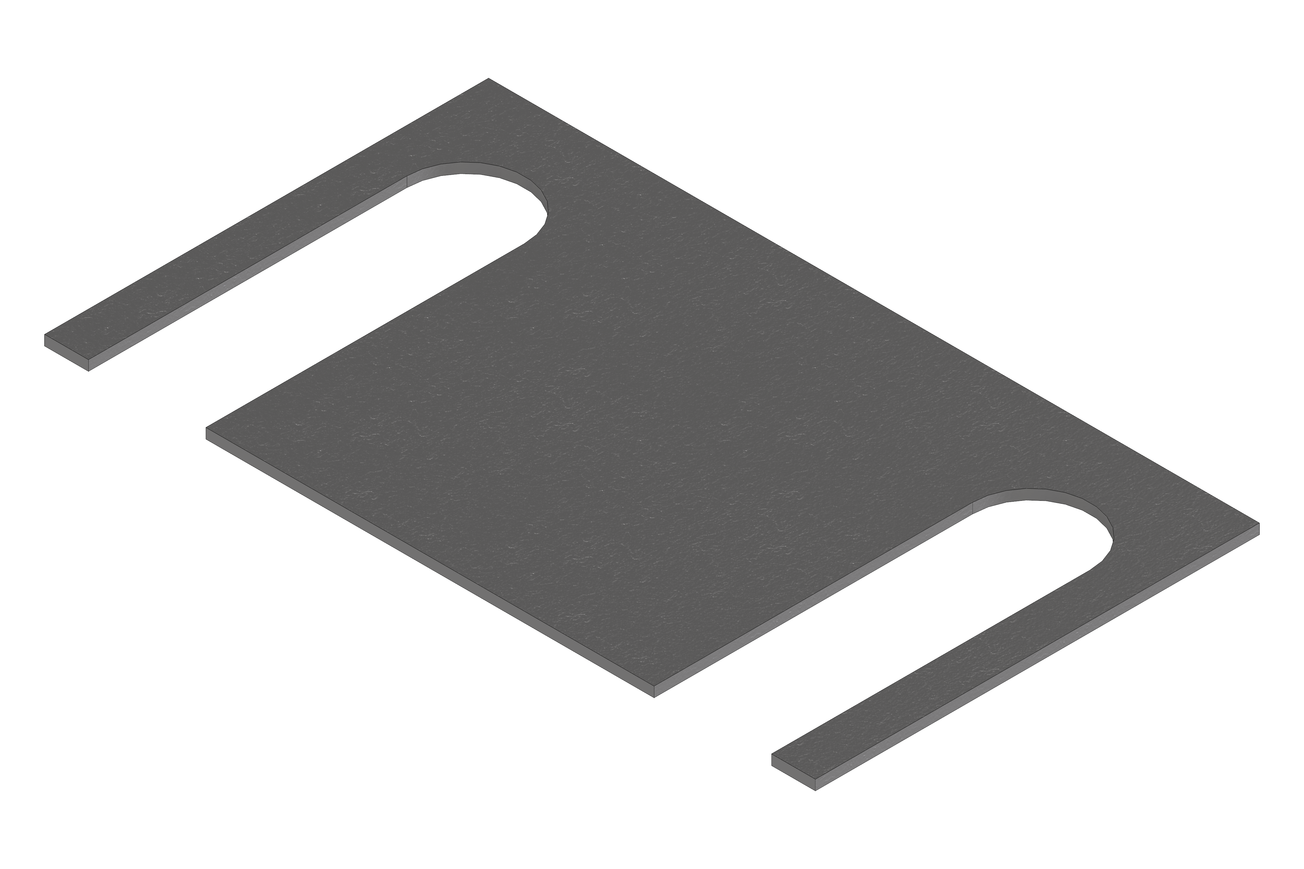Latchblock Shim - 53 x 92mm