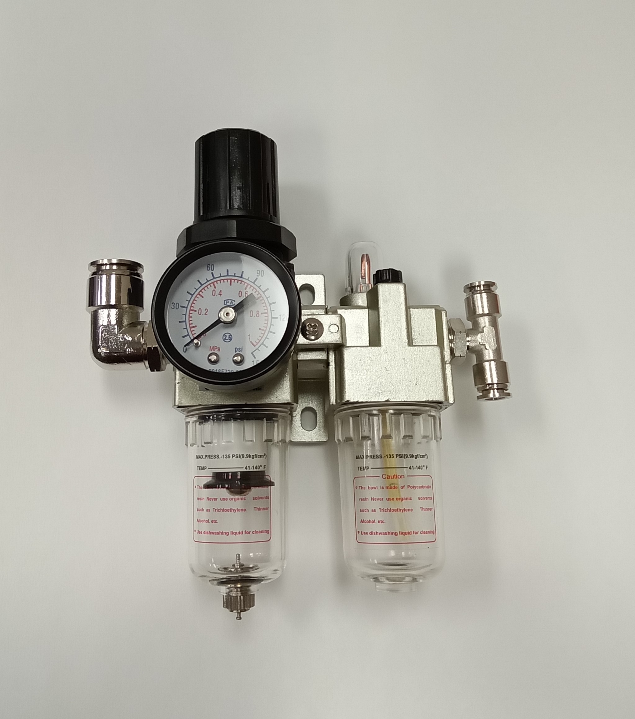 Filter/Regulator/Lubricator Assembly, With Fittings, 273-275