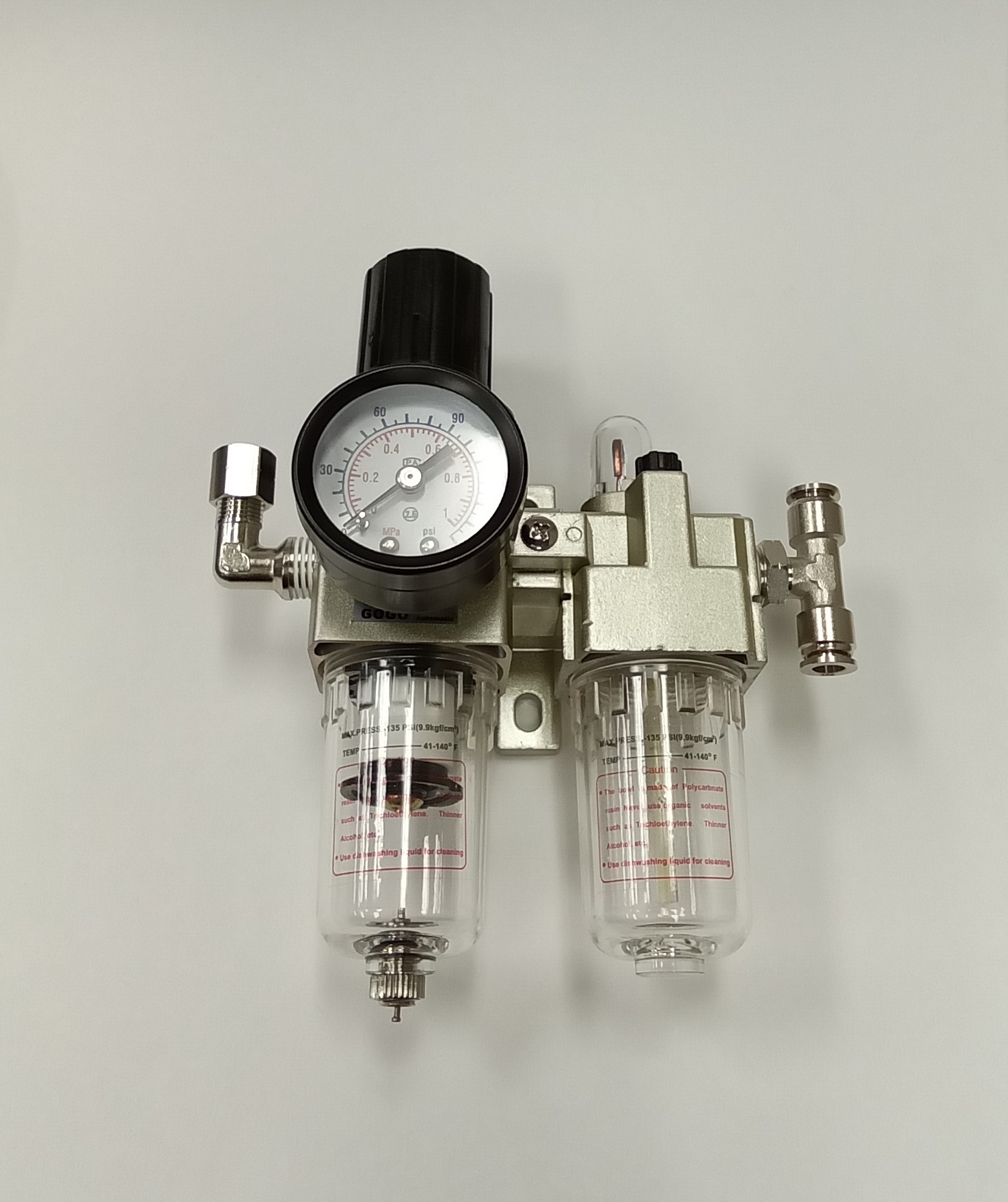 Filter/Regulator/Lubricator Assembly, With Fittings, Tier-270E
